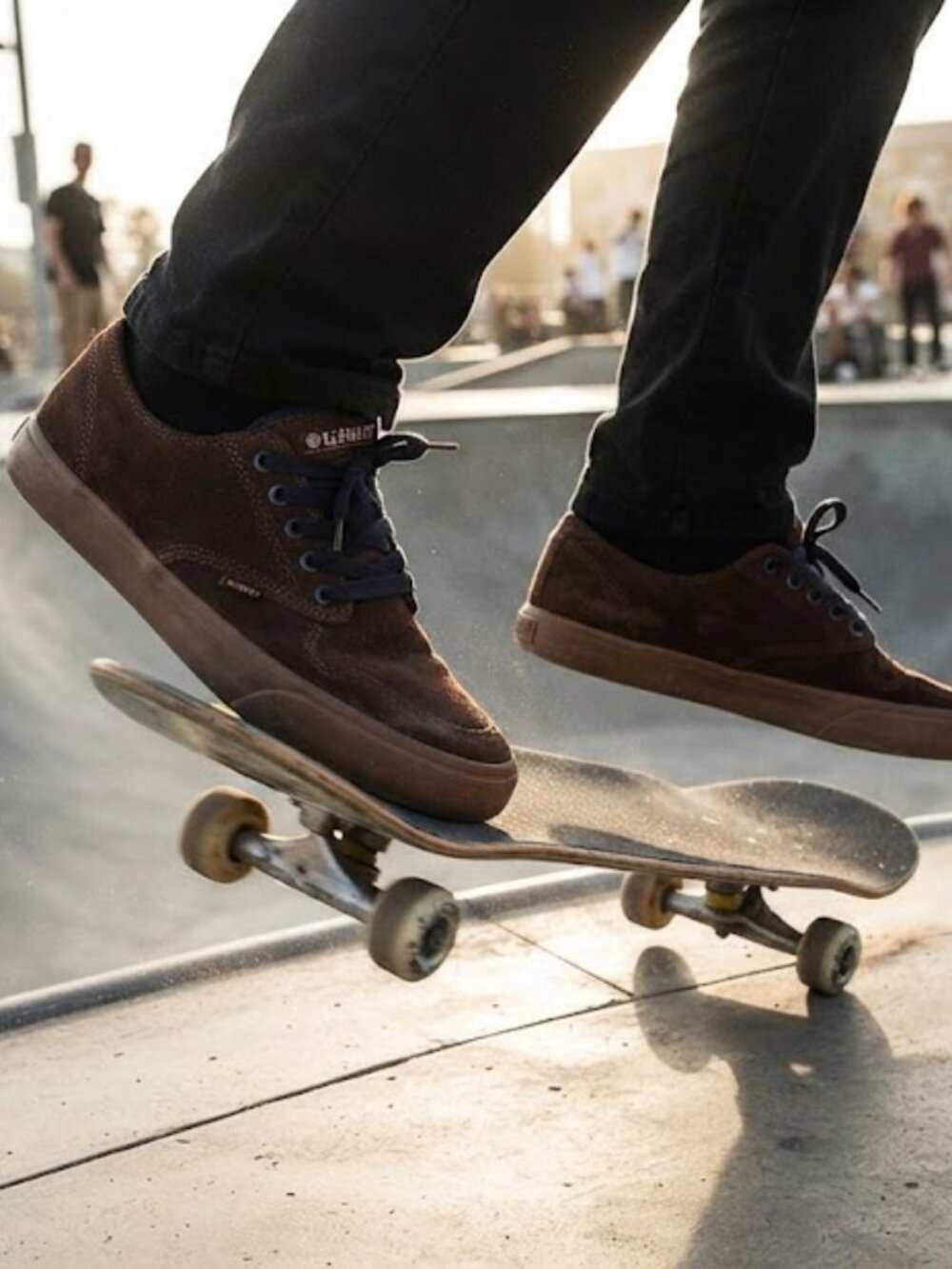 Element Brown Skateboarding Sneakers Shoes Unisex Size 7